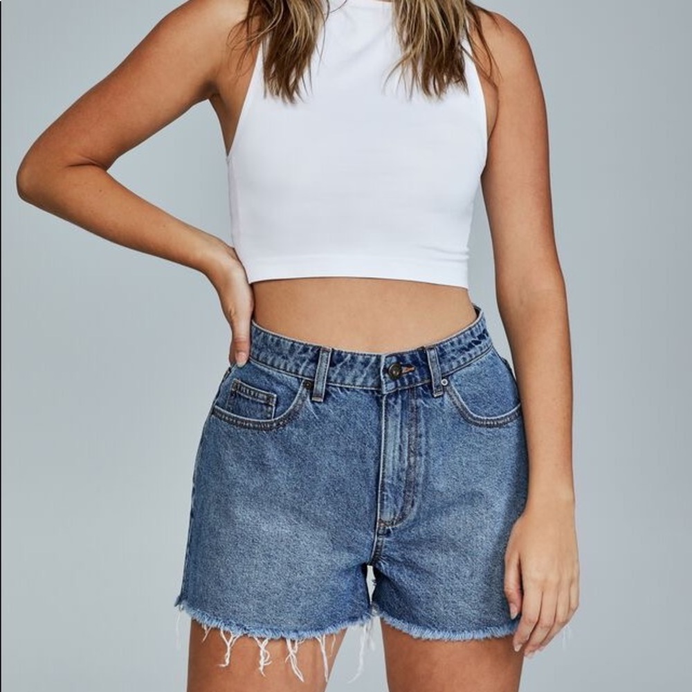 Cotton On High Rise Mom shorts